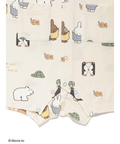 Miffy（ ミッフィー）の「【Dick Bruna】【BABY】【接触冷感】総柄ロンパース（ロンパース・キッズ・ピンク/イエロー/グレー・80/70）」の21枚目の写真