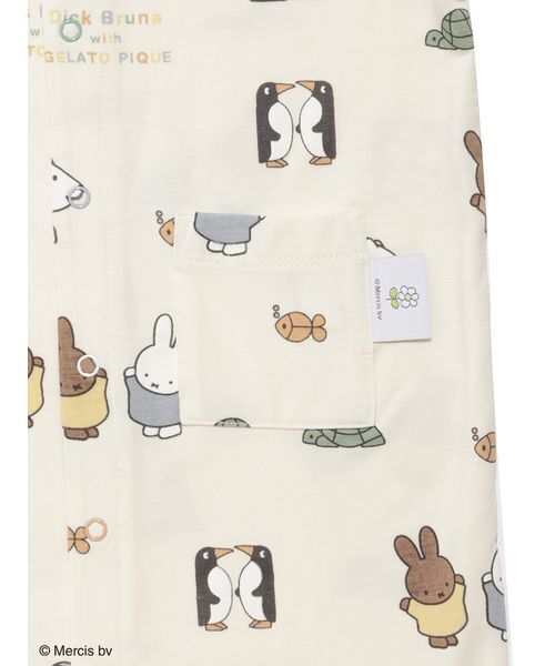 Miffy（ ミッフィー）の「【Dick Bruna】【BABY】【接触冷感】総柄ロンパース（ロンパース・キッズ・ピンク/イエロー/グレー・80/70）」の22枚目の写真