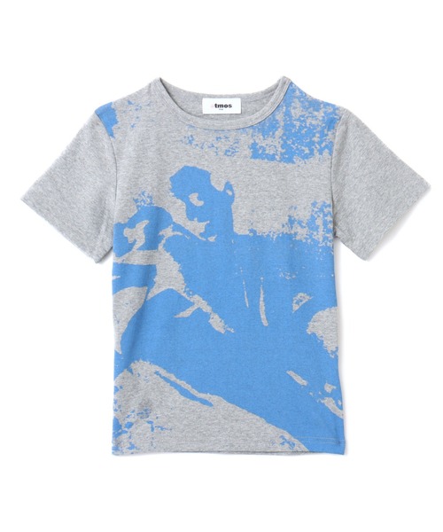 atmos pink(アトモスピンク)の「atmos pink Print T-shirt / アトモス ピンク プリント ティーシャツ(Tシャツ/カットソー・レディース・ベージュ/グレー・FREE)」の2枚目の写真