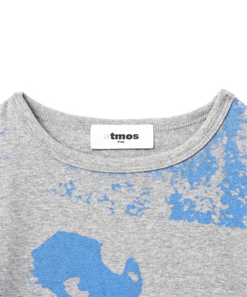 atmos pink(アトモスピンク)の「atmos pink Print T-shirt / アトモス ピンク プリント ティーシャツ(Tシャツ/カットソー・レディース・ベージュ/グレー・FREE)」の7枚目の写真