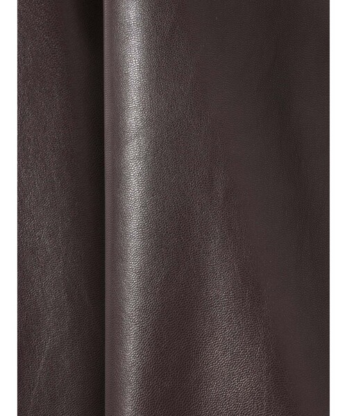 MIDIUMISOLID(ミディウミソリッド)の「MIDIUMISOLID for Ladies シンセティックレザーショートパンツ(その他パンツ・レディース・ブラック/ブラウン・38/36)」の4枚目の写真
