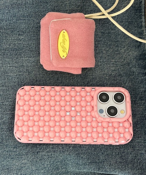 SANSeLF（サンセルフ）の「【SANSeLF】 メタリックパール スマホケースiPhoneカバー アイフォンケース sac25a001（スマホケース/カバー・レディース・ブラック/ライトグリーン/レッド/ピンク/シルバー系その他/パープル/ホワイト/シルバー/ライトイエロー/ライトブルー・iPhone 14/iPhone 15 Pro/iPhone 15/iPhone 14 Pro/iPhone 16 Pro/iPhone 16）」の7枚目の写真