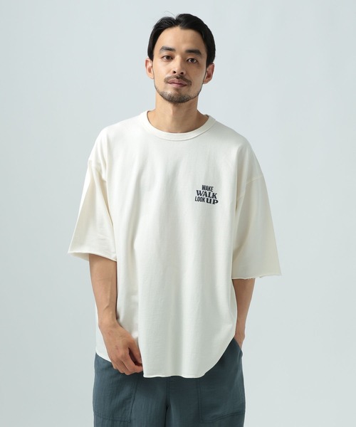 BAYFLOW(ベイフロー)の「サマースウェットTシャツ(Tシャツ/カットソー・メンズ・チャコール/イエロー/ブルー/オフホワイト・MEDIUM/LARGE)」の2枚目の写真