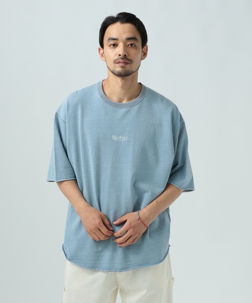 BAYFLOW(ベイフロー)の「サマースウェットTシャツ(Tシャツ/カットソー・メンズ・チャコール/イエロー/ブルー/オフホワイト・MEDIUM/LARGE)」の4枚目の写真
