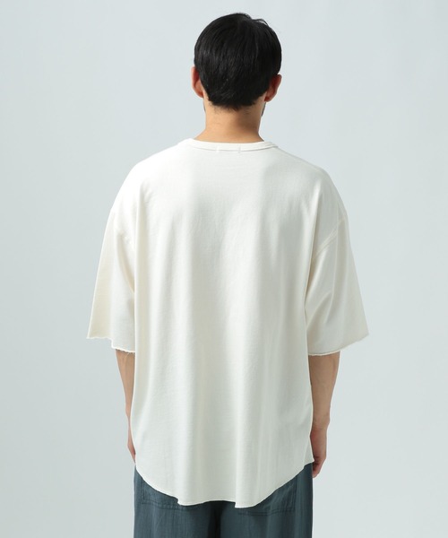 BAYFLOW(ベイフロー)の「サマースウェットTシャツ(Tシャツ/カットソー・メンズ・チャコール/イエロー/ブルー/オフホワイト・MEDIUM/LARGE)」の8枚目の写真