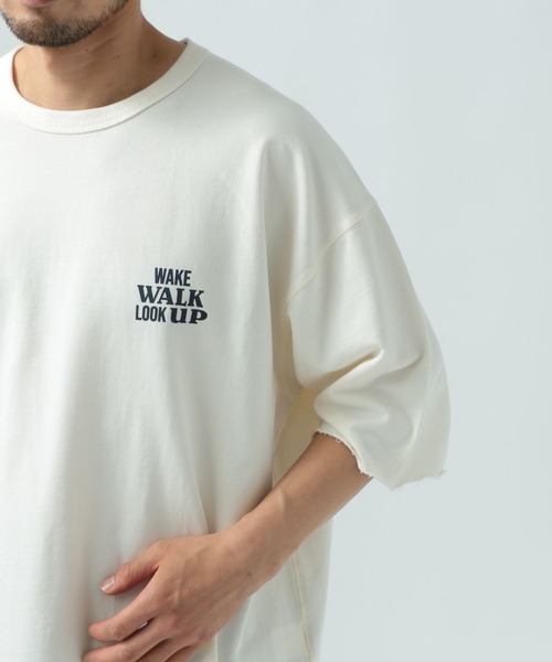 BAYFLOW(ベイフロー)の「サマースウェットTシャツ(Tシャツ/カットソー・メンズ・チャコール/イエロー/ブルー/オフホワイト・MEDIUM/LARGE)」の11枚目の写真