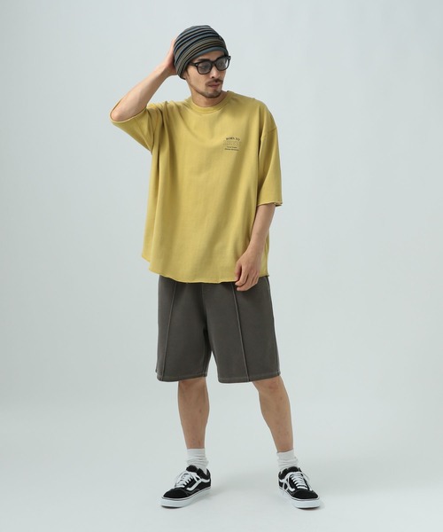 BAYFLOW(ベイフロー)の「サマースウェットTシャツ(Tシャツ/カットソー・メンズ・チャコール/イエロー/ブルー/オフホワイト・MEDIUM/LARGE)」の17枚目の写真