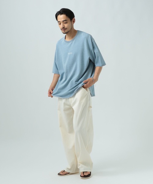 BAYFLOW(ベイフロー)の「サマースウェットTシャツ(Tシャツ/カットソー・メンズ・チャコール/イエロー/ブルー/オフホワイト・MEDIUM/LARGE)」の19枚目の写真