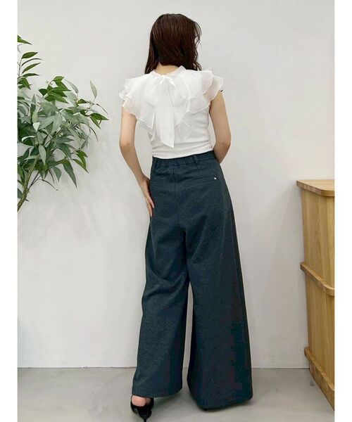 MERCURYDUO（マーキュリーデュオ）の「【WEB限定/セットアップ着用可アイテム】裏毛センターシームパンツ（その他パンツ・レディース・チャコールグレー/ライトグレー・SMALL/MEDIUM）」の18枚目の写真