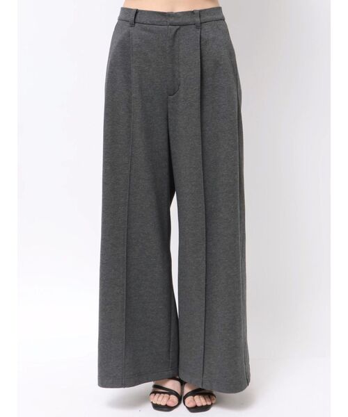 MERCURYDUO（マーキュリーデュオ）の「【WEB限定/セットアップ着用可アイテム】裏毛センターシームパンツ（その他パンツ・レディース・チャコールグレー/ライトグレー・SMALL/MEDIUM）」の22枚目の写真