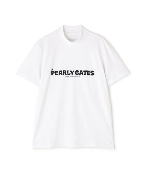 PEARLY GATES(パーリーゲイツ)の「【PEARLY GATES】ベア疑似メッシュ半袖モックネックカットソー(Tシャツ/カットソー・メンズ・ネイビー/ホワイト/ブルー・MEDIUM/X-LARGE/LARGE)」の8枚目の写真