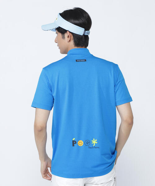PEARLY GATES(パーリーゲイツ)の「【PEARLY GATES】ベア疑似メッシュ半袖モックネックカットソー(Tシャツ/カットソー・メンズ・ネイビー/ホワイト/ブルー・MEDIUM/X-LARGE/LARGE)」の15枚目の写真