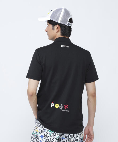 PEARLY GATES メッシュシャツ モックシャツ