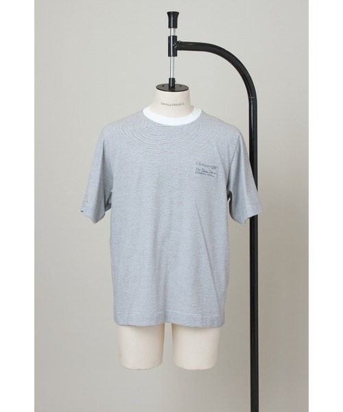 SHINYAKOZUKA(シンヤコヅカ)の「ORDINARY S/S TEE(Tシャツ/カットソー・メンズ・ホワイト/ブラック・LARGE/MEDIUM/SMALL)」の1枚目の写真