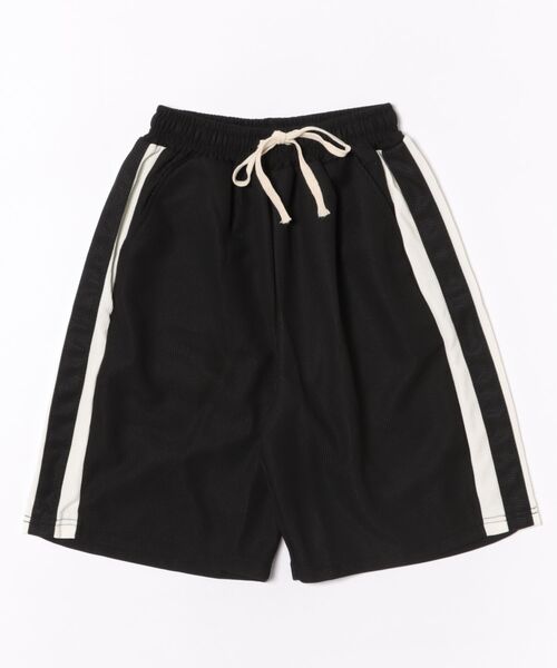 THE HITSS(ヒッツ)の「サイドライン ワッフル ハーフパンツ(トラックパンツ)(その他パンツ・メンズ・ブラック/アイボリー・M/L)」の19枚目の写真