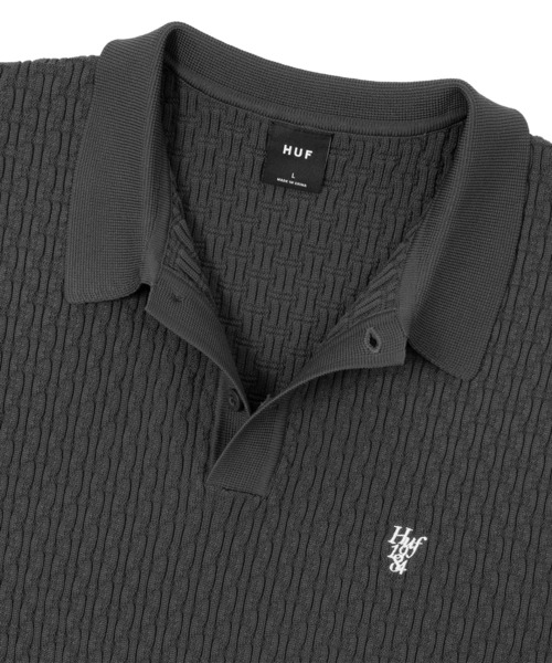 トップス HUF 1984 KNIT POLO HUF 1984 KNIT POLO（ポロシャツ）｜HUF（ハフ）のファッション