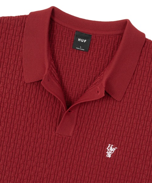トップス HUF 1984 KNIT POLO HUF 1984 KNIT POLO（ポロシャツ）｜HUF（ハフ）のファッション