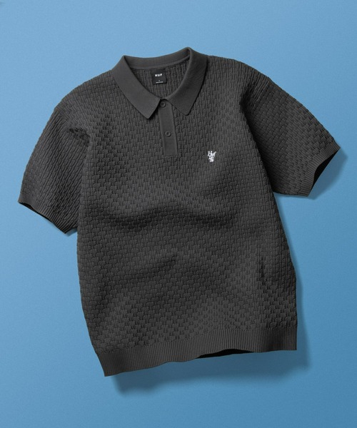 トップス HUF1984 KNIT POLO HUF 1984 KNIT POLO（ポロシャツ）｜HUF（ハフ）のファッション