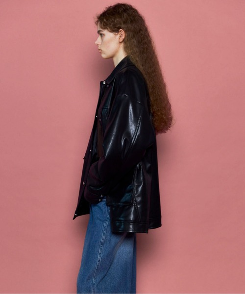 MAISON SPECIAL メゾンスペシャル　Vegan Blouson MAISON SPECIAL（メゾンスペシャル）の「Vegan Leather Balloon