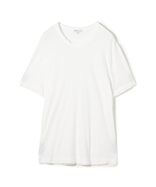JAMES PERSE(ジェームスパース)の「コットンジャージー クルーネックTシャツ MRFJ3671(Tシャツ/カットソー・メンズ・ホワイト/ライトグレー/ブラック/ライトブルー・2/3/0/1)」の1枚目の写真
