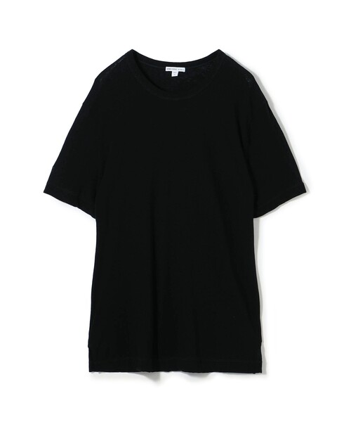 JAMES PERSE(ジェームスパース)の「コットンジャージー クルーネックTシャツ MRFJ3671(Tシャツ/カットソー・メンズ・ホワイト/ライトグレー/ブラック/ライトブルー・2/3/0/1)」の3枚目の写真