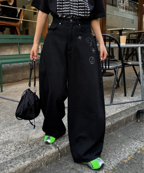 CIAOPANIC TYPY(チャオパニックティピー)の「■【UNISEX】ホットフィットカーブチノパンツ(チノパンツ・レディース・ブラック/アイボリー/ベージュ・LARGE/MEDIUM)」の3枚目の写真