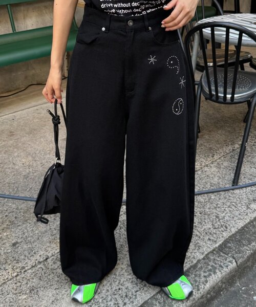 CIAOPANIC TYPY(チャオパニックティピー)の「■【UNISEX】ホットフィットカーブチノパンツ(チノパンツ・レディース・ブラック/アイボリー/ベージュ・LARGE/MEDIUM)」の8枚目の写真