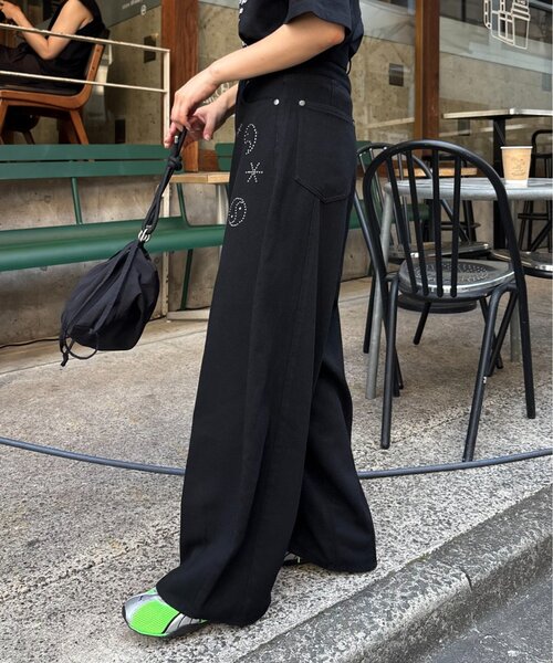 CIAOPANIC TYPY(チャオパニックティピー)の「■【UNISEX】ホットフィットカーブチノパンツ(チノパンツ・レディース・ブラック/アイボリー/ベージュ・LARGE/MEDIUM)」の11枚目の写真