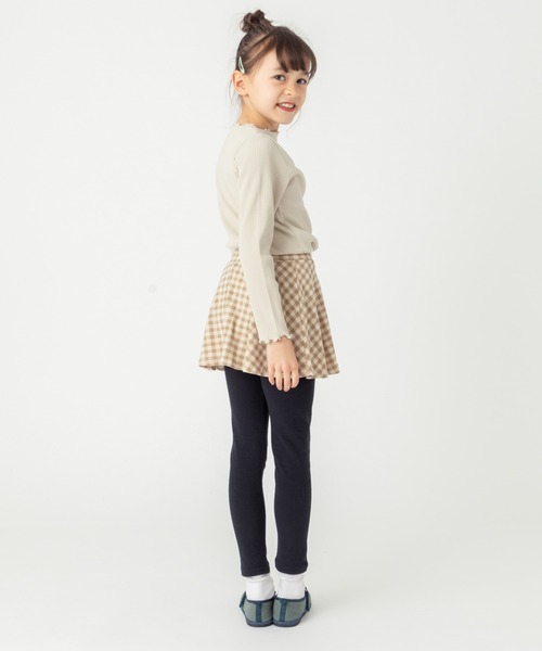 ever closet（エバークローゼット）の「クルーネック リブトップス（Tシャツ/カットソー・キッズ・ホワイト系その他/ブラック/ベージュ系その他5/ブラック系その他/グリーン系その他/ラベンダー/ミント/ピンク/ホワイト/ブラウン/イエロー系その他/ブルー系その他5/グレー・90cm/150cm/130cm/100cm/120cm/110cm/140cm/80ｃｍ/160cm）」の21枚目の写真