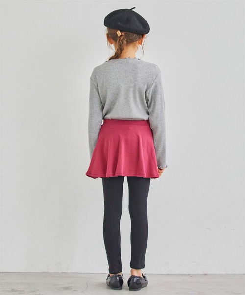 ever closet（エバークローゼット）の「クルーネック リブトップス（Tシャツ/カットソー・キッズ・ホワイト系その他/ブラック/ベージュ系その他5/ブラック系その他/グリーン系その他/ラベンダー/ミント/ピンク/ホワイト/ブラウン/イエロー系その他/ブルー系その他5/グレー・90cm/150cm/130cm/100cm/120cm/110cm/140cm/80ｃｍ/160cm）」の18枚目の写真