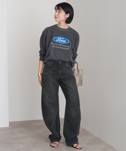 Spick & Span（スピックアンドスパン）の「《一部店舗+WEB限定》LEVI'S/リーバイス BAGGY DAD BARREL（デニムパンツ・レディース・エメラルドブルー/ブラック系その他・27/26/25）」の10枚目の写真