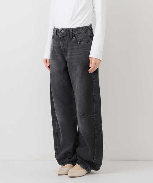 Spick & Span（スピックアンドスパン）の「《一部店舗+WEB限定》LEVI'S/リーバイス BAGGY DAD BARREL（デニムパンツ・レディース・エメラルドブルー/ブラック系その他・27/26/25）」の9枚目の写真