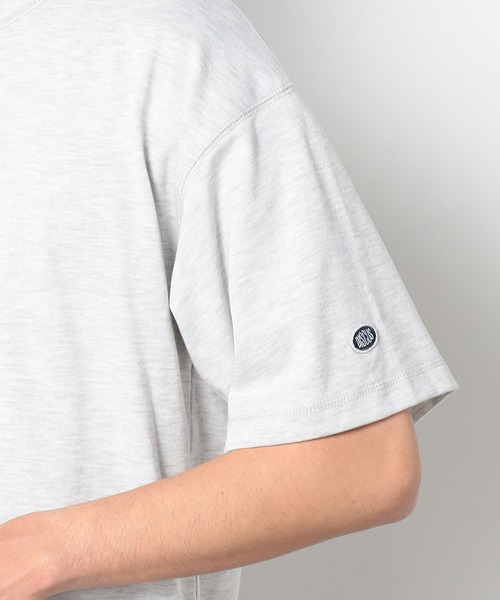 Grand PARK（グランドパーク）の「DISCUS(ディスカス）×GrandPARK（グランドパーク）別注USAコットンブレンドスウェットTシャツ（Tシャツ/カットソー・メンズ・ブラック/ネイビー/オートミール/オフホワイト・X-LARGE/LARGE/MEDIUM）」の10枚目の写真