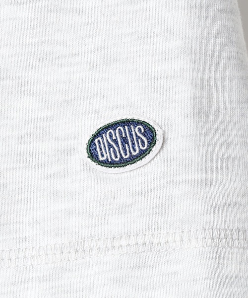 Grand PARK（グランドパーク）の「DISCUS(ディスカス）×GrandPARK（グランドパーク）別注USAコットンブレンドスウェットTシャツ（Tシャツ/カットソー・メンズ・ブラック/ネイビー/オートミール/オフホワイト・X-LARGE/LARGE/MEDIUM）」の20枚目の写真