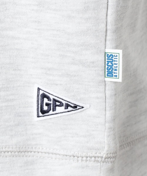 Grand PARK（グランドパーク）の「DISCUS(ディスカス）×GrandPARK（グランドパーク）別注USAコットンブレンドスウェットTシャツ（Tシャツ/カットソー・メンズ・ブラック/ネイビー/オートミール/オフホワイト・X-LARGE/LARGE/MEDIUM）」の17枚目の写真