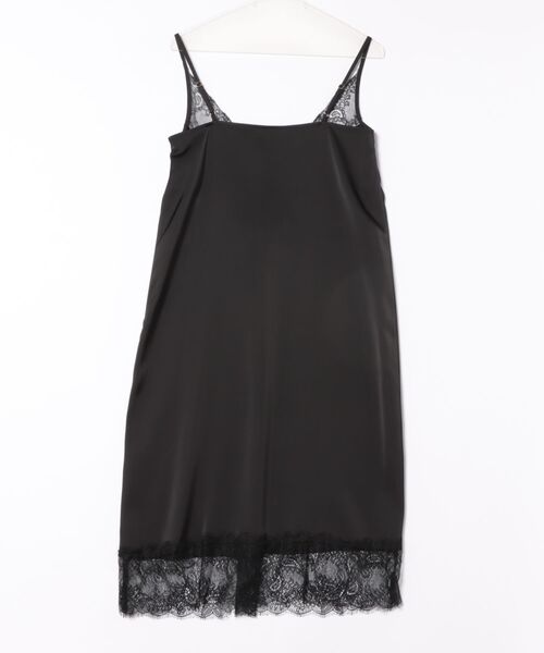 Three Four Time(スリーフォータイム)の「サテンレースキャミワンピース(ワンピース・レディース・ブラック・FREE)」の19枚目の写真