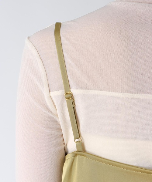 Three Four Time(スリーフォータイム)の「サテンレースキャミワンピース(ワンピース・レディース・ブラック・FREE)」の13枚目の写真