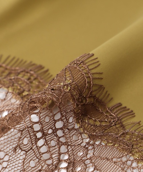 Three Four Time(スリーフォータイム)の「サテンレースキャミワンピース(ワンピース・レディース・ブラック・FREE)」の17枚目の写真