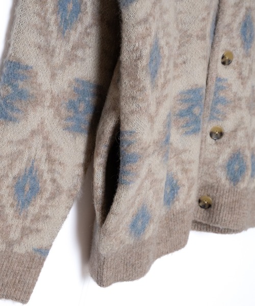 PENDLETON(ペンドルトン)の「PENDLETON/ペンドルトン シャギー Vネックカーディガン(カーディガン/ボレロ・メンズ・ベージュ/アイボリー/ブラック・MEDIUM/LARGE)」の20枚目の写真
