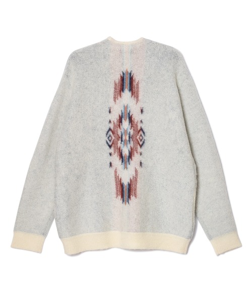 PENDLETON(ペンドルトン)の「PENDLETON/ペンドルトン シャギー Vネックカーディガン(カーディガン/ボレロ・メンズ・ベージュ/アイボリー/ブラック・MEDIUM/LARGE)」の11枚目の写真