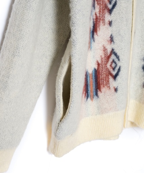 PENDLETON(ペンドルトン)の「PENDLETON/ペンドルトン シャギー Vネックカーディガン(カーディガン/ボレロ・メンズ・ベージュ/アイボリー/ブラック・MEDIUM/LARGE)」の13枚目の写真