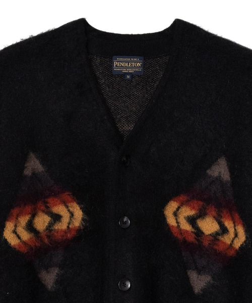 PENDLETON(ペンドルトン)の「PENDLETON/ペンドルトン シャギー Vネックカーディガン(カーディガン/ボレロ・メンズ・ベージュ/アイボリー/ブラック・MEDIUM/LARGE)」の17枚目の写真