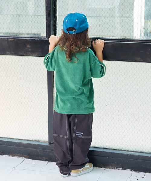 Life Support Products（ライフサポートプロダクツ）の「ツイルパッチポケットパンツ（その他パンツ・キッズ・チャコール/イエロー/ブラウン/グレー/ブルー/ライトピンク・80/90/95/100/110/120/130/140/150）」の14枚目の写真