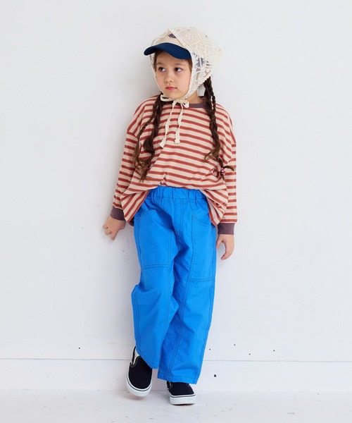 Life Support Products（ライフサポートプロダクツ）の「ツイルパッチポケットパンツ（その他パンツ・キッズ・チャコール/イエロー/ブラウン/グレー/ブルー/ライトピンク・80/90/95/100/110/120/130/140/150）」の16枚目の写真