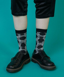 FRAPBOIS | チェックオンドットソックス(ソックス/靴下)