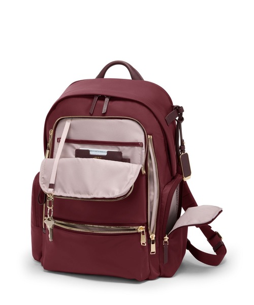 TUMI(トゥミ)の「VOYAGEUR 「セリーナ」バックパック(A4/PC15インチまで対応)(バックパック/リュック・レディース・ワイン・FREE)」の3枚目の写真