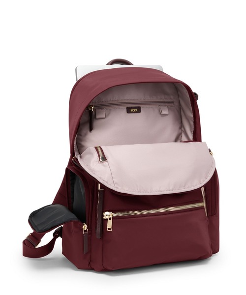 TUMI(トゥミ)の「VOYAGEUR 「セリーナ」バックパック(A4/PC15インチまで対応)(バックパック/リュック・レディース・ワイン・FREE)」の4枚目の写真