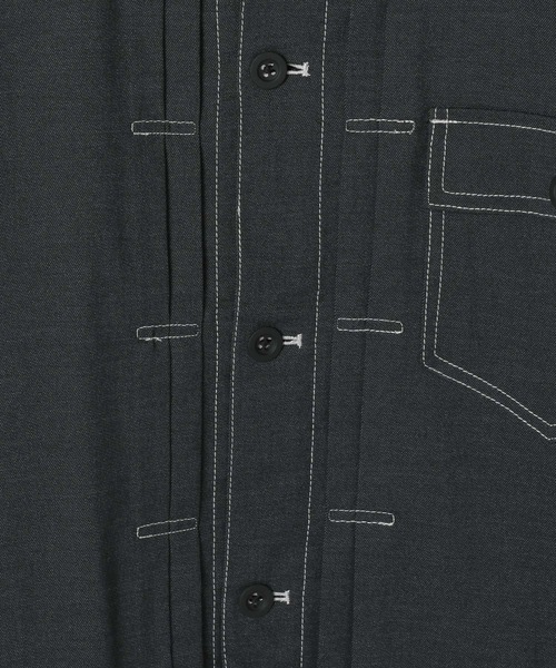 GLOBAL WORK（グローバルワーク）の「クリーンデニム/トラッカージャケット/CLEAN MODE/575819（デニムジャケット・メンズ・ネイビー系9/ネイビー系8・XL/L/M/S）」の20枚目の写真