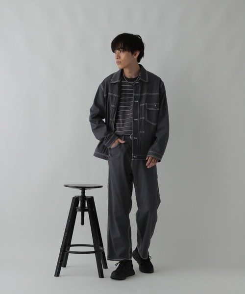 新品タグ付き○lowclassic○24FWデニムジャケット○S SHIPS（シップス） デニムジャケット gジャン 「洗濯機可能