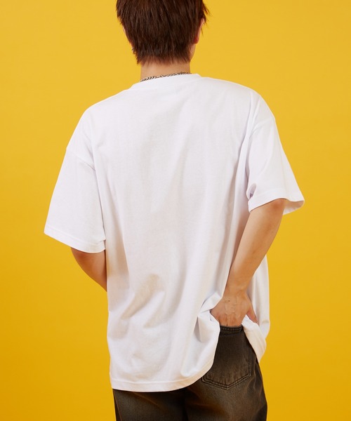 improves(インプローブス)の「天竺 ロゴ刺しゅう 半袖Tシャツ(Tシャツ/カットソー・メンズ・ブラウン/ブラック/ホワイト・MEDIUM/LARGE)」の6枚目の写真
